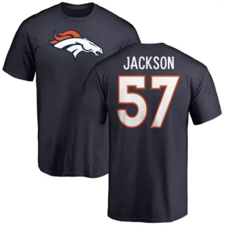 Tom Jackson Denver Broncos Name & Number Logo T-Shirt - Navy