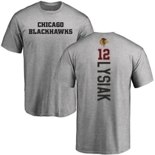 Tom Lysiak Chicago Blackhawks Backer T-Shirt - Ash