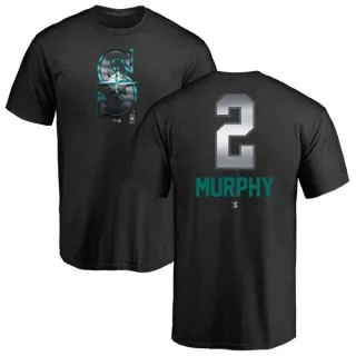 Tom Murphy Seattle Mariners Midnight Mascot T-Shirt - Black