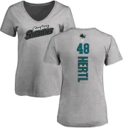 Tomas Hertl Women's San Jose Sharks Backer T-Shirt - Ash