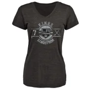 Tomas Sandstrom Women's Los Angeles Kings Insignia Tri-Blend T-Shirt - Black