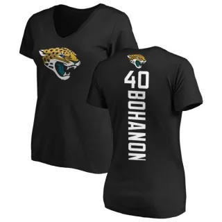 Tommy Bohanon Women's Jacksonville Jaguars Backer Slim Fit T-Shirt - Black