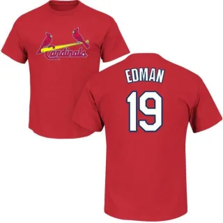 Tommy Edman St. Louis Cardinals Name & Number T-Shirt - Red