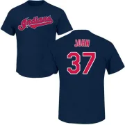 Tommy John Cleveland Indians Name & Number T-Shirt - Navy