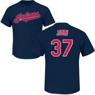 Tommy John Cleveland Indians Name & Number T-Shirt - Navy