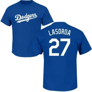 Tommy Lasorda Los Angeles Dodgers Name & Number T-Shirt - Royal