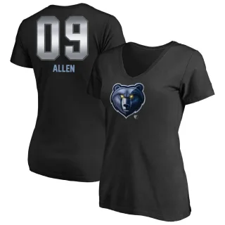 Tony Allen Women's Memphis Grizzlies Black Midnight Mascot T-Shirt