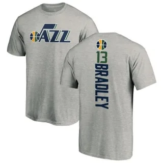 Tony Bradley Utah Jazz Ash Backer T-Shirt