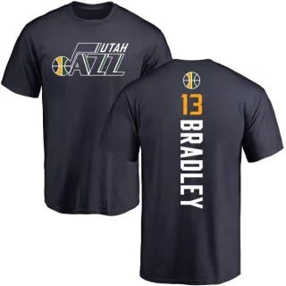 Tony Bradley Utah Jazz Navy Backer T-Shirt