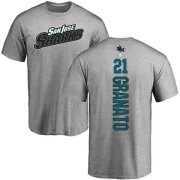 Tony Granato San Jose Sharks Backer T-Shirt - Ash