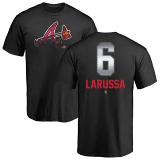 Tony Larussa Atlanta Braves Midnight Mascot T-Shirt - Black