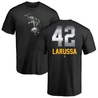 Tony Larussa Oakland Athletics Midnight Mascot T-Shirt - Black