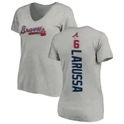 Tony Larussa Women's Atlanta Braves Backer Slim Fit T-Shirt - Ash