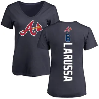 Tony Larussa Women's Atlanta Braves Backer Slim Fit T-Shirt - Navy