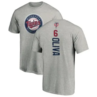 Tony Oliva Minnesota Twins Backer T-Shirt - Ash