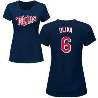 Tony Oliva Women's Minnesota Twins Name & Number T-Shirt - Navy