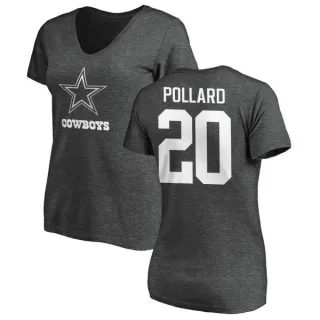 Tony Pollard Women's Dallas Cowboys One Color T-Shirt - Ash