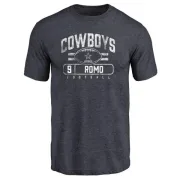 Tony Romo Dallas Cowboys Flanker Tri-Blend T-Shirt - Navy