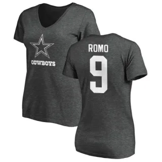 Tony Romo Women's Dallas Cowboys One Color T-Shirt - Ash