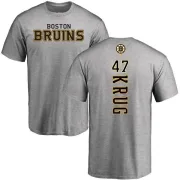 Torey Krug Boston Bruins Backer T-Shirt - Ash