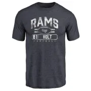 Torry Holt Los Angeles Rams Flanker Tri-Blend T-Shirt - Navy