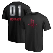 Tracy McGrady Houston Rockets Black Midnight Mascot T-Shirt