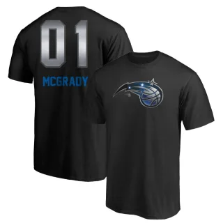Tracy Mcgrady Orlando Magic Black Midnight Mascot T-Shirt