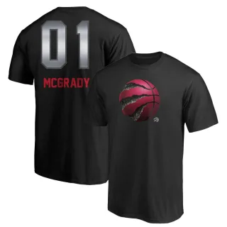 Tracy McGrady Toronto Raptors Black Midnight Mascot T-Shirt