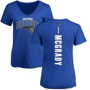 Tracy Mcgrady Women's Orlando Magic Royal Backer T-Shirt