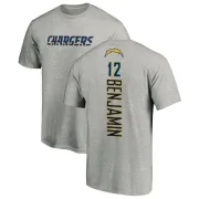 Travis Benjamin Los Angeles Chargers Name & Number T-Shirt - Heather Gray