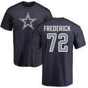 Travis Frederick Dallas Cowboys Name & Number Logo T-Shirt - Navy