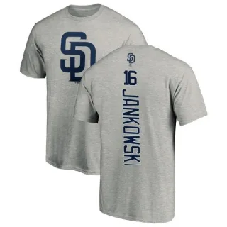 Travis Jankowski San Diego Padres Backer T-Shirt - Ash