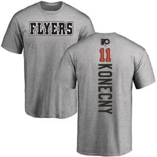 Travis Konecny Philadelphia Flyers Backer T-Shirt - Ash