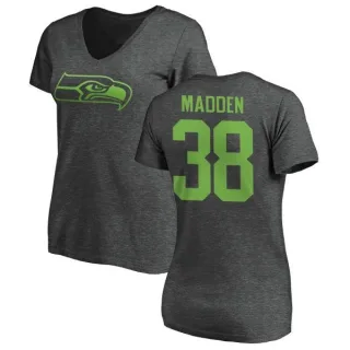 Tre Madden Women's Seattle Seahawks One Color T-Shirt - Ash