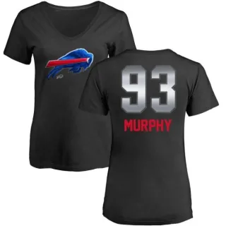 Trent Murphy Women's Buffalo Bills Midnight Mascot T-Shirt - Black