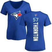 Trent Thornton Women's Toronto Blue Jays Backer Slim Fit T-Shirt - Royal