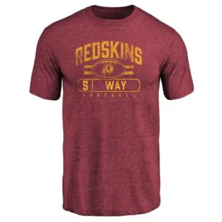 Tress Way Washington Redskins Flanker Tri-Blend T-Shirt - Burgundy