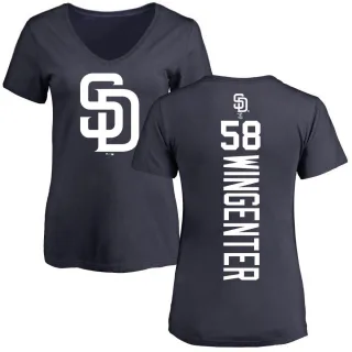 Trey Wingenter Women's San Diego Padres Backer Slim Fit T-Shirt - Navy