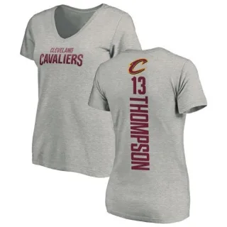 Tristan Thompson Women's Cleveland Cavaliers Ash Backer T-Shirt