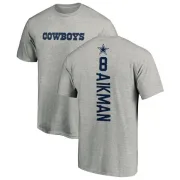 Troy Aikman Dallas Cowboys Backer T-Shirt - Ash