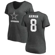 Troy Aikman Women's Dallas Cowboys One Color T-Shirt - Ash