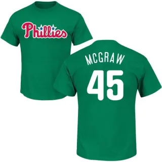 Tug McGraw Philadelphia Phillies St. Patrick's Day Name & Number T-Shirt - Green