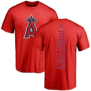 Ty Buttrey Los Angeles Angels Backer T-Shirt - Red