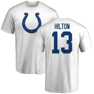 T.Y. Hilton Indianapolis Colts Name & Number Logo T-Shirt - White