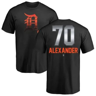 Tyler Alexander Detroit Tigers Midnight Mascot T-Shirt - Black