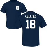 Tyler Collins Detroit Tigers Name & Number T-Shirt - Navy