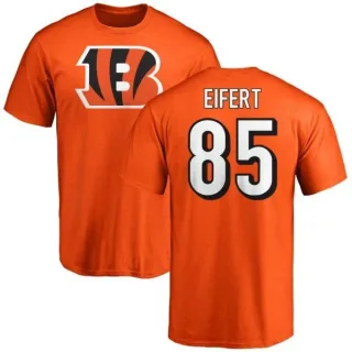 Tyler Eifert Cincinnati Bengals Name & Number Logo T-Shirt - Orange