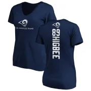 Tyler Higbee Women's Los Angeles Rams Backer Slim Fit T-Shirt - Navy