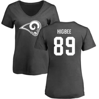 Tyler Higbee Women's Los Angeles Rams One Color T-Shirt - Ash