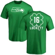 Tyler Lockett Seattle Seahawks Green St. Patrick's Day Name & Number T-Shirt